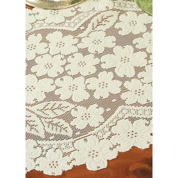 Dogwood Lace Table Topper