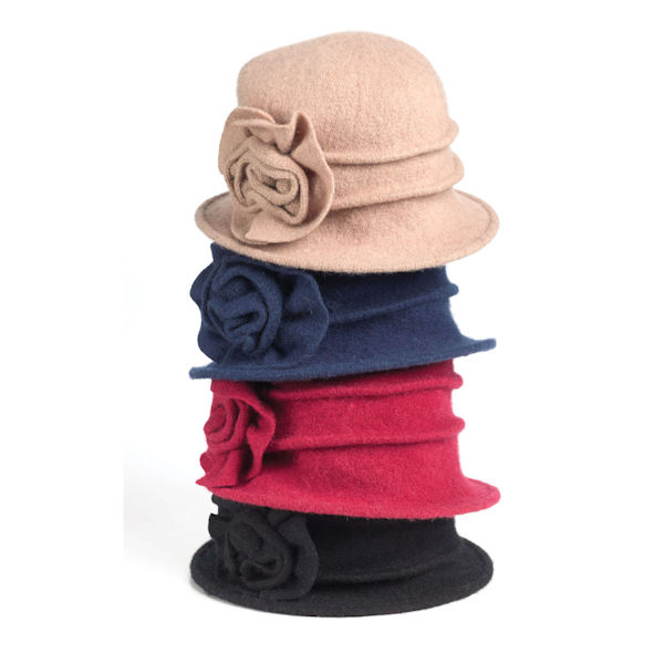 Wool Big Blossom Hat