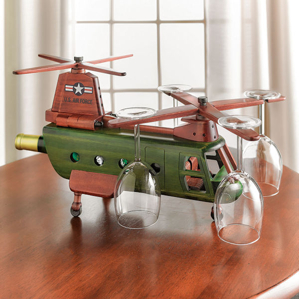 Helicopter Wine Rack