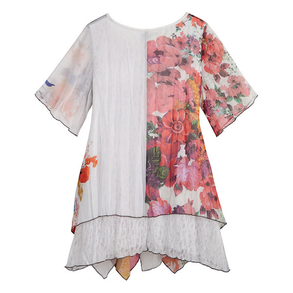 Dreamy Garden Tunic and Scarf
