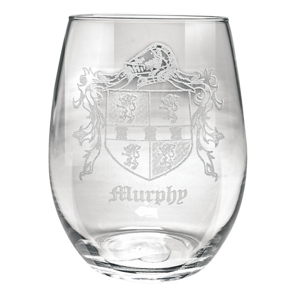 Personalized Coat of Arms Barware