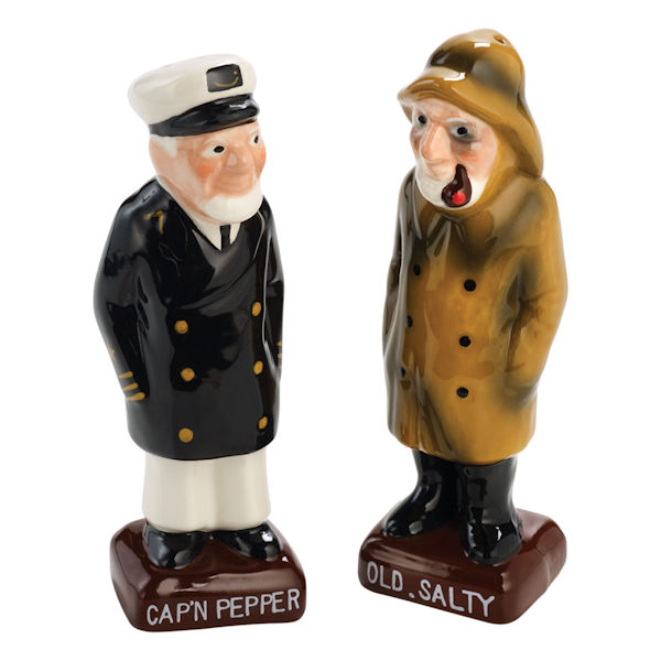 Old Salty and Cap'n Pepper Shakers