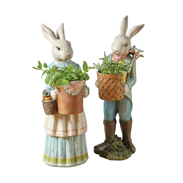 Mrs. Rabbit Garden Sculptures