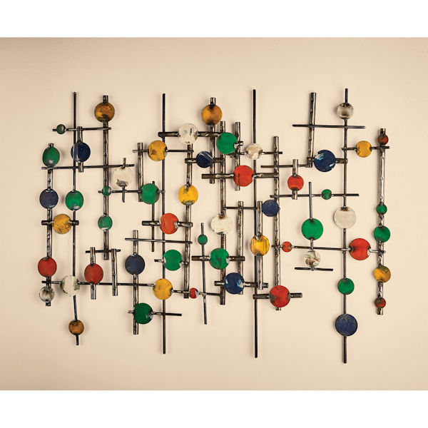 Recycled Metal Abstract Wall D&eacute;cor