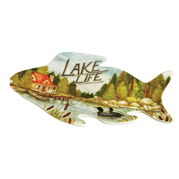 Lake Life Ceramic Tray