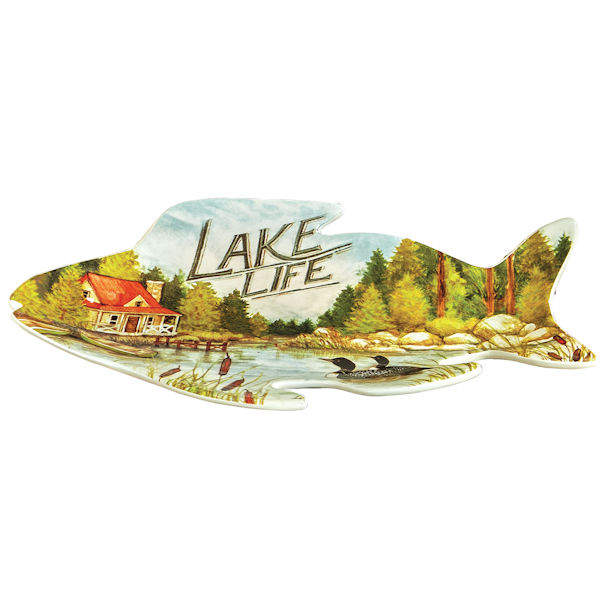 Lake Life Ceramic Tray
