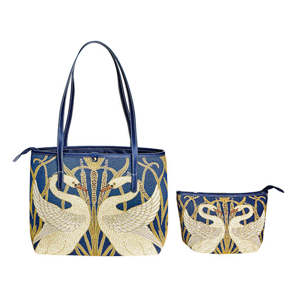 Swans Tapestry Tote