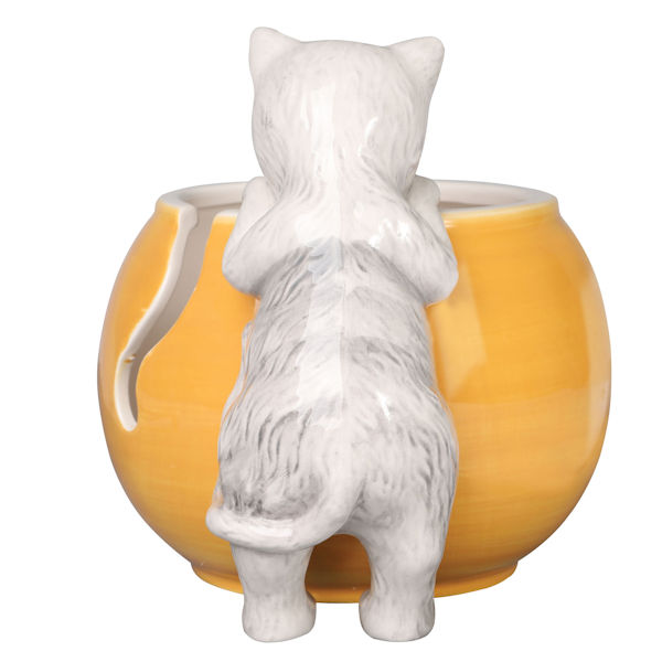 Curious Cat Yarn Bowl