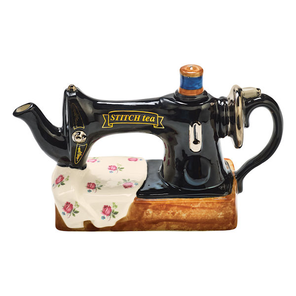 Vintage Sewing Machine Teapot