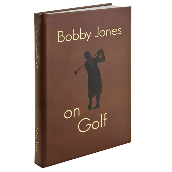 Leather-Bound Bobby Jones on Golf Leather Book (without initials)