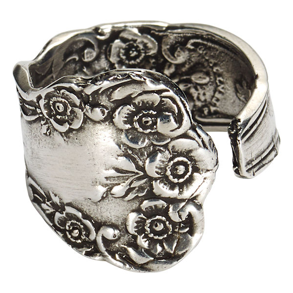 Silver Spoon Forget-Me-Nots Ring