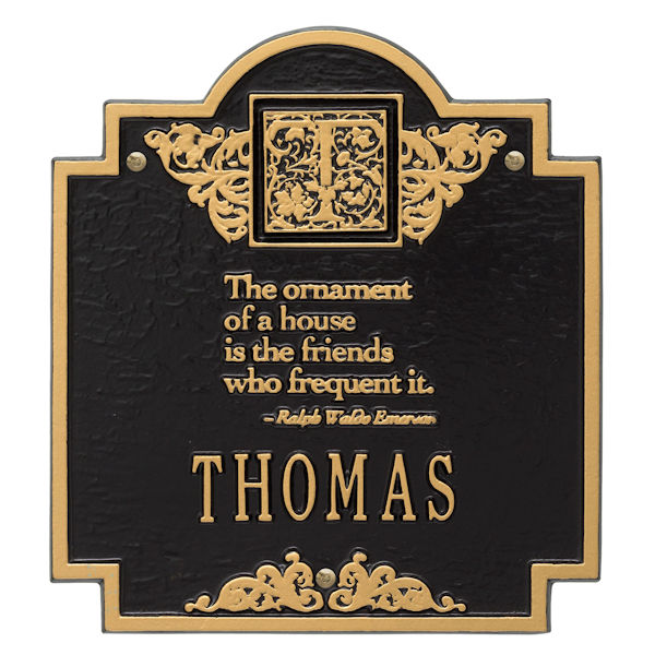 Product image for Personalized Ralph Waldo Emerson House Plaque