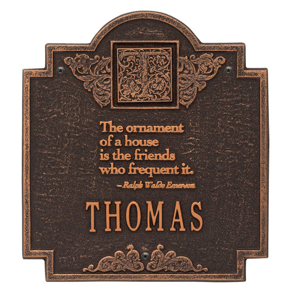 Product image for Personalized Ralph Waldo Emerson House Plaque