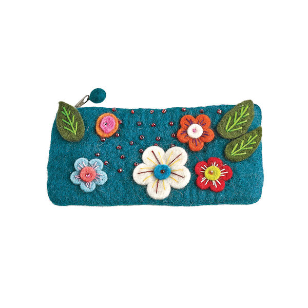 Beads and Blooms Zipper Pouches