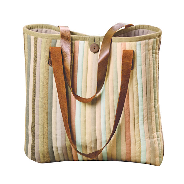 Quilted Desert Tote Bag