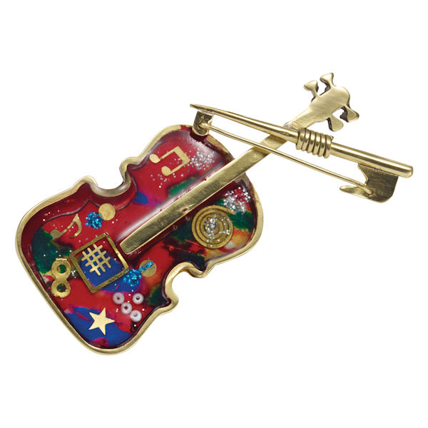 Violin Musical Instrument Pin
