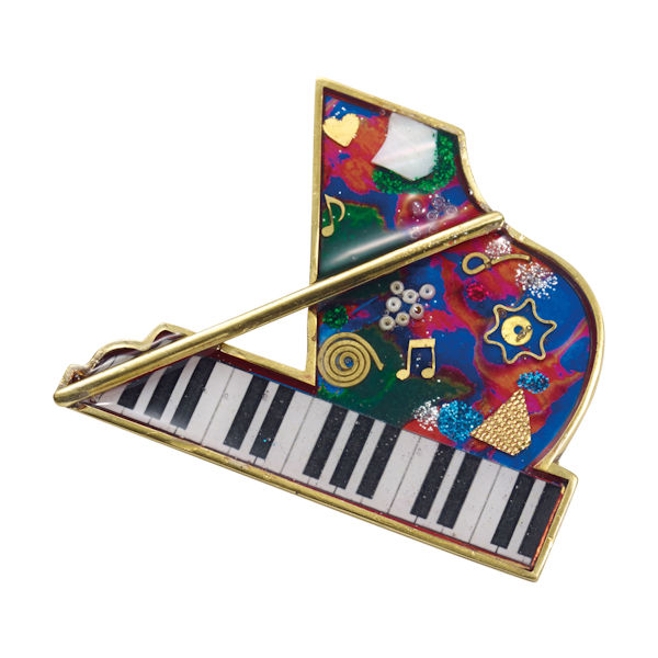 Piano Musical Instrument Pin Acorn Xc5737