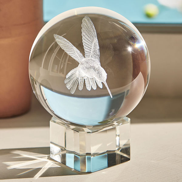 Glass Hummingbird Sphere
