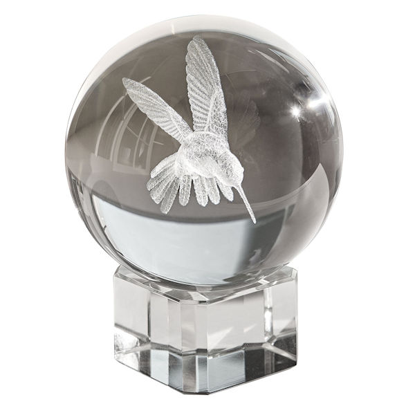 Glass Hummingbird Sphere
