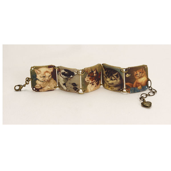 Victorian Cats Bracelet