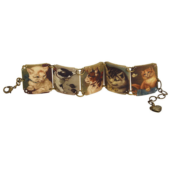 Victorian Cats Bracelet