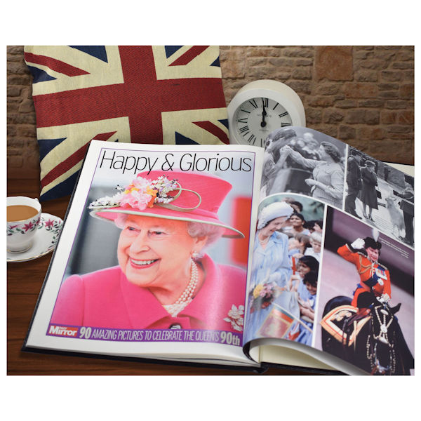 Product image for Queen Elizabeth II Personalized Pictorial History Hardcover Book