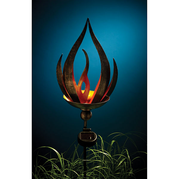 Product image for Solar Flame Garden Stake