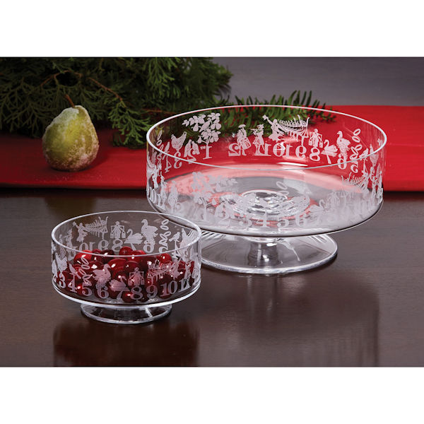 Product image for 12 Days of Christmas Pedestal Bowl