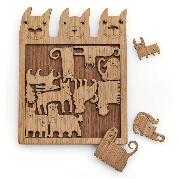 Product image for Happy Dogs Puzzle Trivet