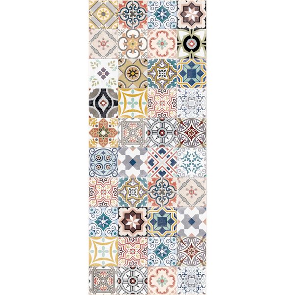 Spanish Tiles Vinyl Floor Cloth