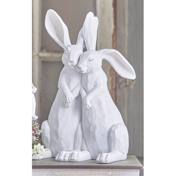 Bunny Love Garden Sculpture