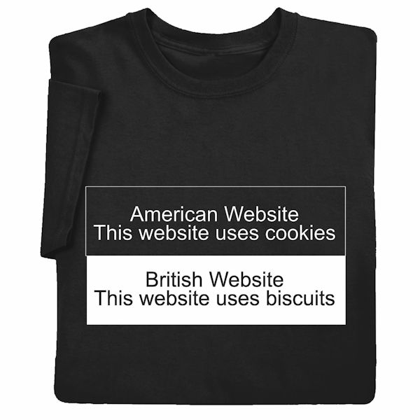 Product image for This Website Uses Biscuits T-Shirt or Sweatshirt