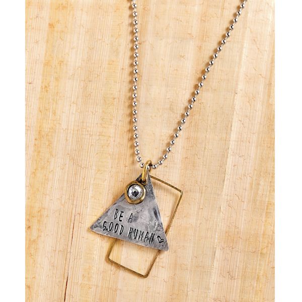Product image for Be a Good Human Necklace