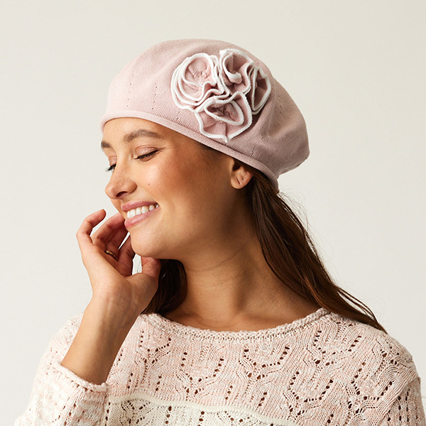 Floral Slouchy Hat