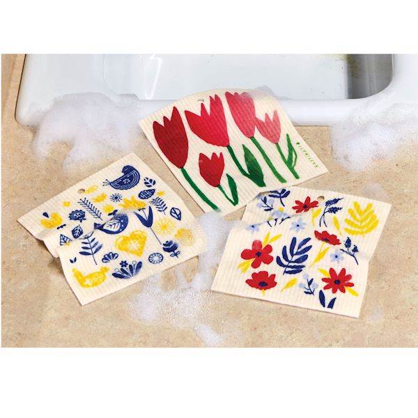 Product image for Swedish Wash Towels - Set of 3