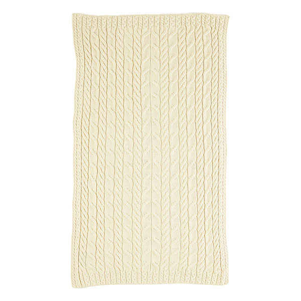 Product image for Aran Cable-Knit Throw