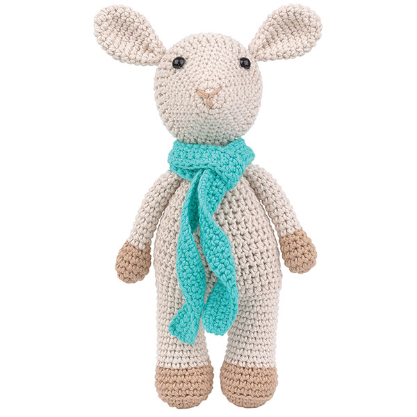 Boris the Bear and Lucy the Lamb Crochet Amigurumi Kits