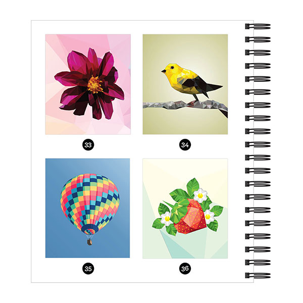 Product image for Jumbo Sticker by Number Book - Nature