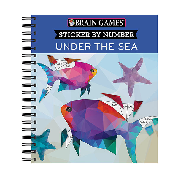 Product image for Jumbo Sticker by Number Book - Under the Sea
