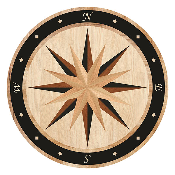 Product image for Compass Rose Floor Mat