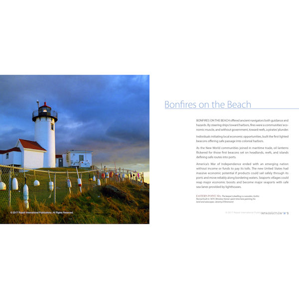 Product image for Lighthouses of America Hardcover Book