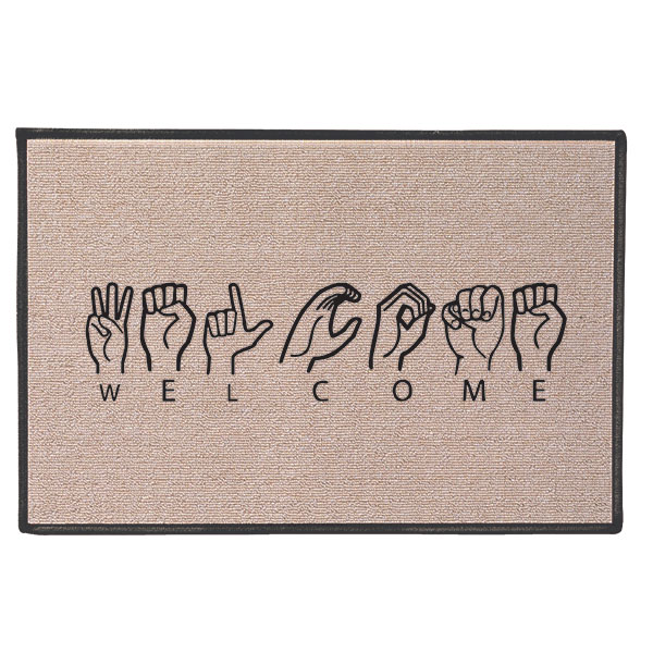 Product image for Personalized American Sign Language Doormats