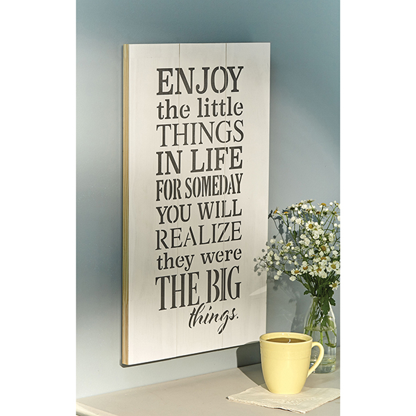 Enjoy the Little Things Wall Plaque