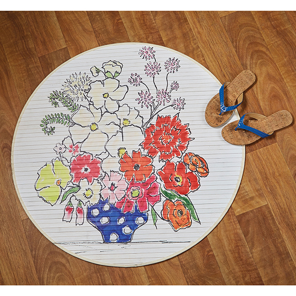Product image for Round Bouquet Bamboo Mat