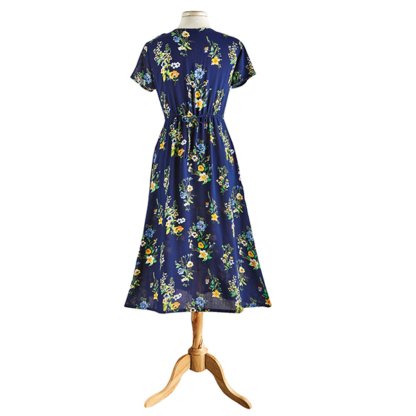 Product image for Daffodil Bouquet Navy Dress