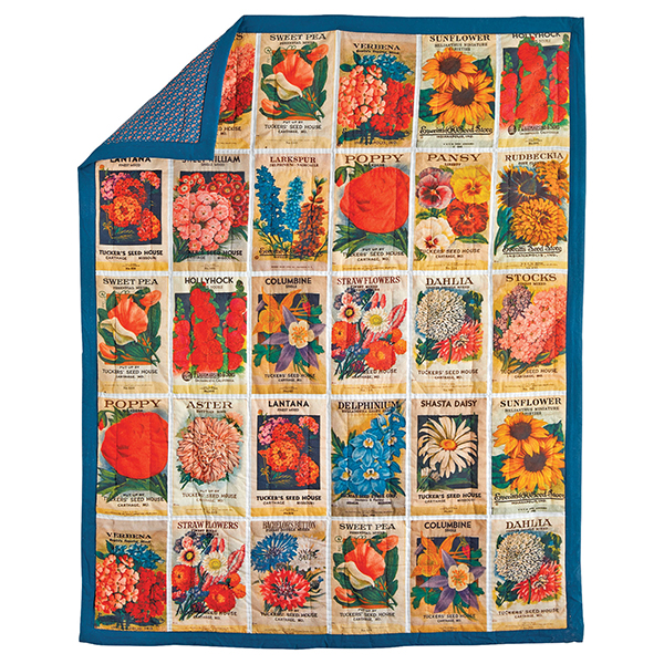 Product image for Vintage Seed Packet Quilt