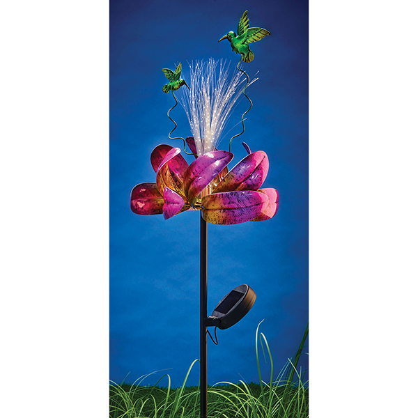 Product image for Hummingbird Spinner Garden Stake