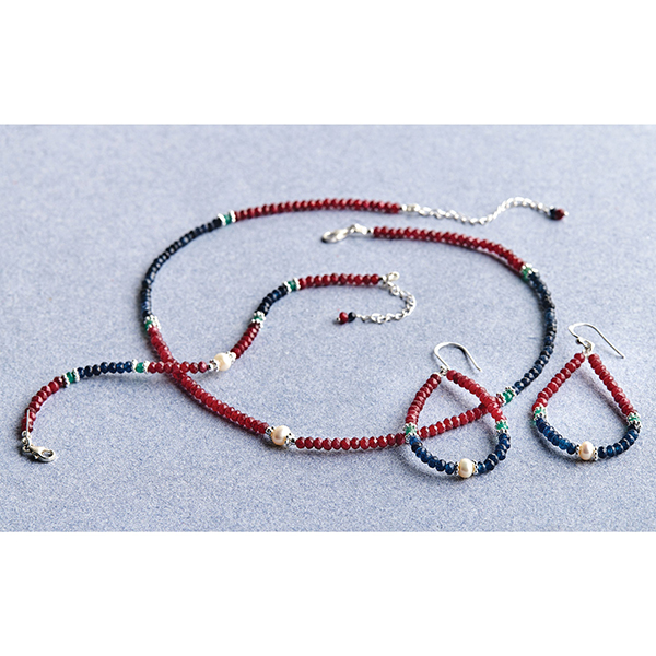 Product image for Precious Gemstone Trio - Necklace