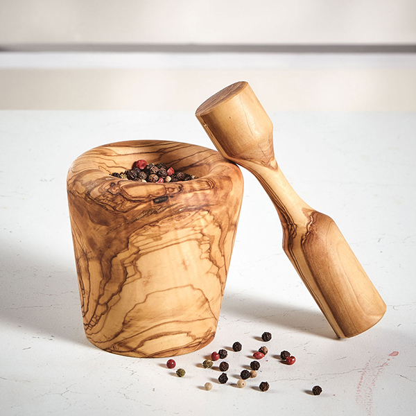 Product image for Wood Mortar and Pestle Set