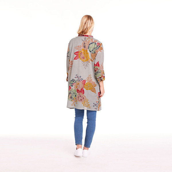 Product image for Red Floral Duster